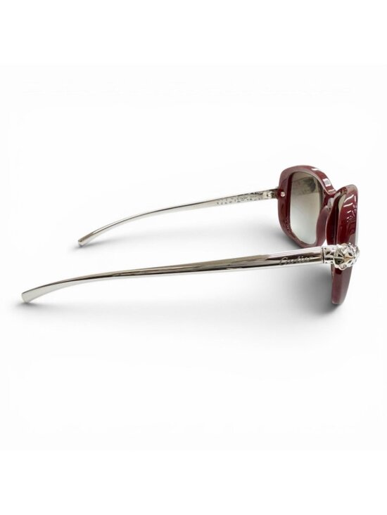 Cartier Panthere Gradient Lens Sunglasses Eyewear Bordeaux Silver 135 main image 7